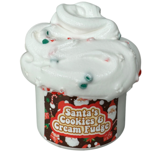Santa's Cookie and Cream Fudge