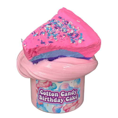 Cotton Candy Birthday Cake