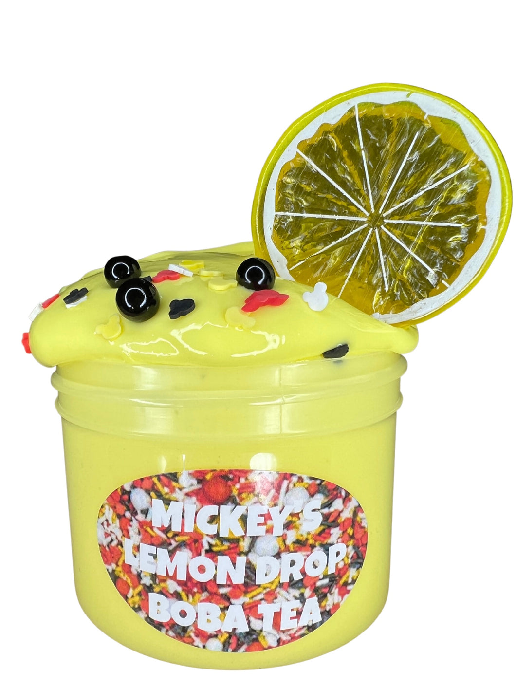 Mickey's Lemon Drop Boba Tea