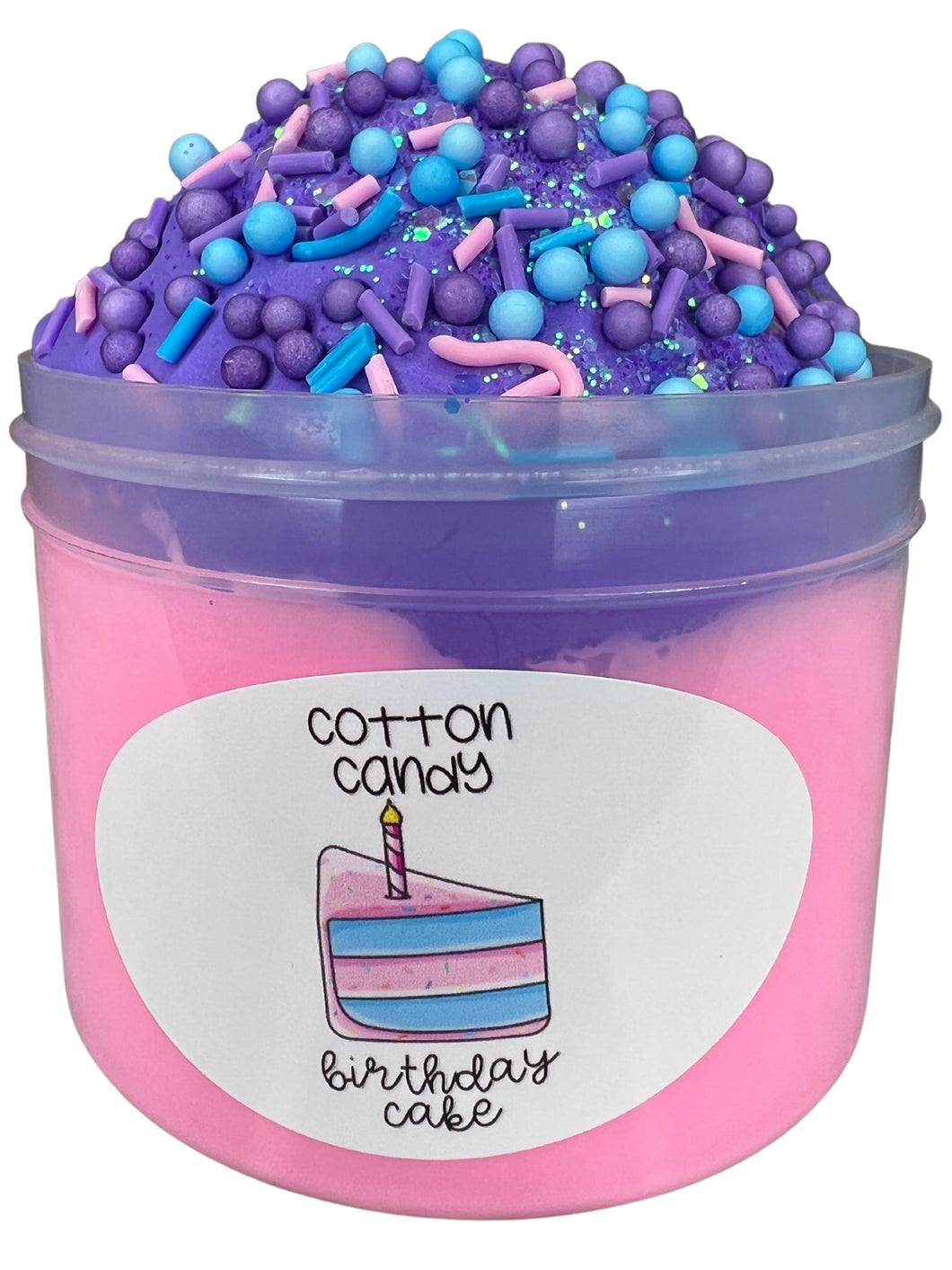 Cotton Candy Birthday Cake